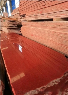 China Red Granite Slab