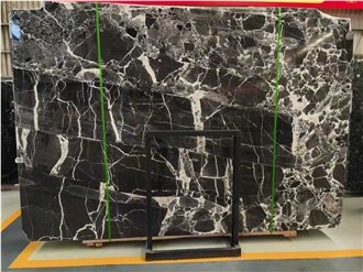 Hot Sale Napoleon Black Marble Slab Tiles