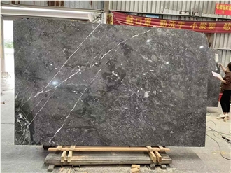 Hot Sale Romantic Grey Marble Slab Tiles