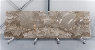 Camouflage Brown Marble Slabs