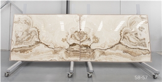Cream Ivory Onyx Slabs 2 Cm
