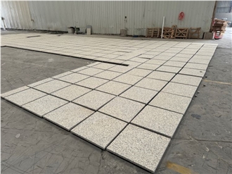 Customized Cut To Size White Granite Tiles For Flooring Wall
