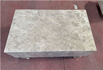 Light Emperador Marble Coffee Table Interior Stone Design