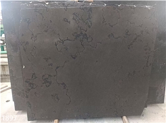 Olive Brown Marble Slabs Dark Coffee Butterfly Stone Tile