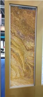Peach Blend Travertine Slabs And Tiles