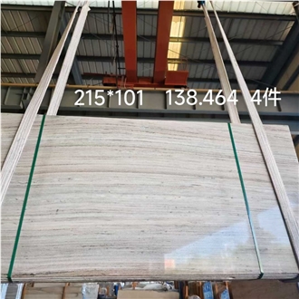 Crystal Wood Grain Marble Slabs