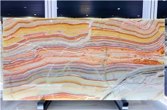 Polished Rainbow Onyx  Slabs