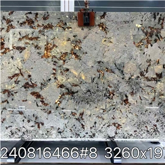 Splendor White Granite Stone Slab Tiles