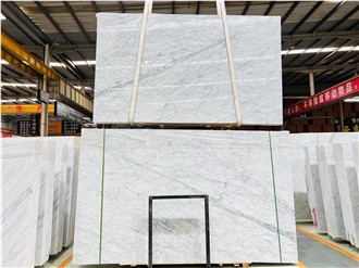 Bianco Carrara White Marble Slabs