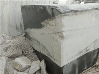 White Panda Marble Blocks