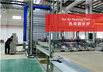 Hot Air Heating Stone Drying, Catalyzing Oven