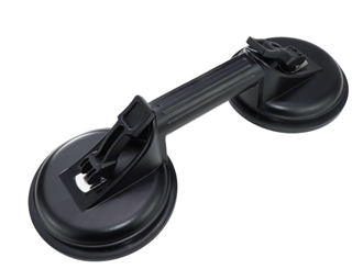 GLASS SUCTION CUP-BLACK KING KONG TWO CUPS