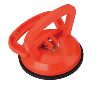 GLASS SUCTION CUP-ONE CUP ORANGE