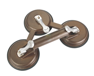 GLASS SUCTION CUP-THREE CUPS BROWN（ALLOY SWITCH)