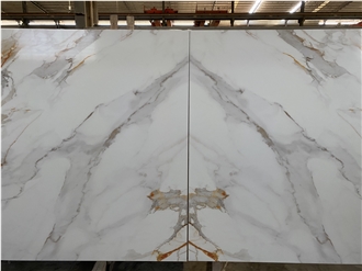 Hot Sale 3D Ink Printed Quartz Slabs Bookmatched