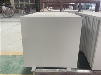 Pure White Quartz Solid Surface Table Tops