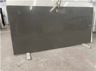 Solid Surface Artificial Black Quartz Slabs