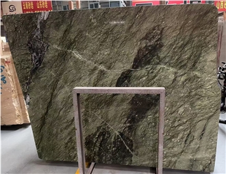 China Dangdong Green Marble Slabs