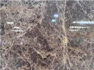 Spanish Dark Emperador Polished Slabs Tiles