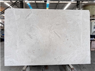 Turkish Deva Beige Marble Honed Slab Tiles