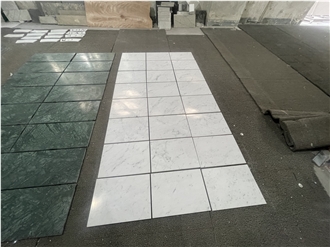 White Green Marble  Interior Flooring Tiles