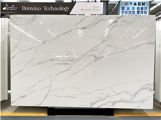 Statuario Nano Stone Slabs  For Wall & Floor