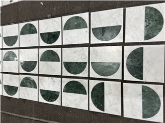 Classic Mosaic Pattern Design Natural Marble