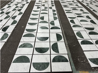 Classic Mosaic Pattern Design Natural Marble