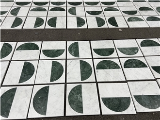 Classic Mosaic Pattern Design Natural Marble