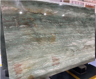Gaya Green Quartzite Book Match Slabs