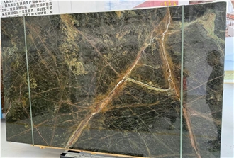 Rainforest Green Marble Slabs
