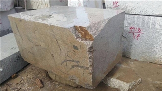 Orange Persian Osan Rough Granite Block
