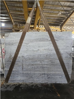 Persian Travertine Light Silver Takab  Rough Block Blocks