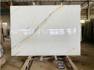 White Onyx Slabs Snow White Onyx Tile