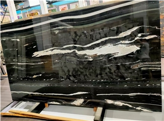 Brazil Black Horse Copacabana Granite Slabs Available