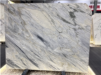 Calacatta Manhattan Polished  Marble Slabs Wall Tile