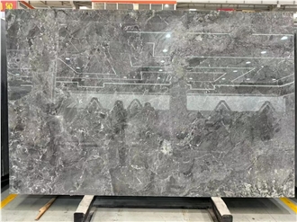 Brazil Natural Grey Marble Slab For Floor Tiles