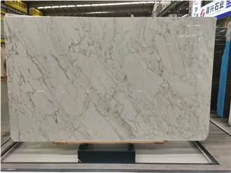 New Calacatta White Marble Slab For Wall Tiles