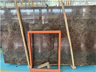 Spanish Dark Emprador Brown Cheap Marble Tiles For Floor