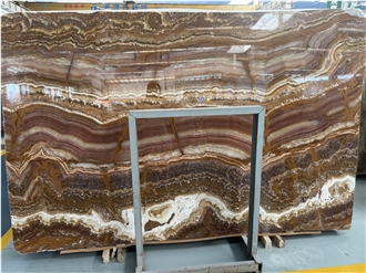 Turkish Tiger Onyx Brown Onyx Slabs