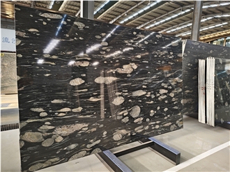 Black River Granite Slabs Polished For Wall And Flooring