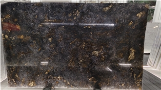 Galassia Gold Granite Slabs For Bathroom Flooring