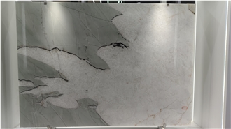 Laguna Crystal Quartzite Slabs For Accent Wall Decor