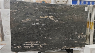 Tempest Black Granite Slabs 3/4" Stone