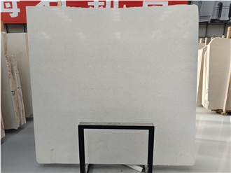 White Limestone Slabs Matte Surface 20Mm Thick