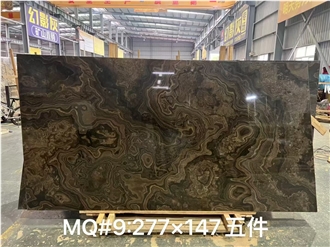 Obama Wood Marble Cross Cut Slabs
