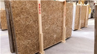 Dark Emperador Marble Slabs Tiles