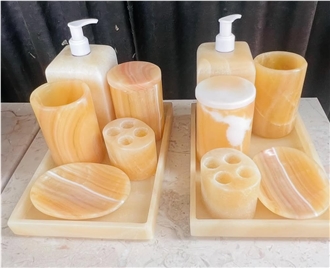 Honey Onyx Bathroom Accessories