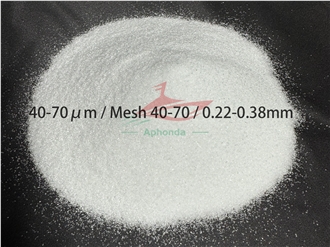 Transparent Ball-Milled Glass Chips& Powder 40-70Μm