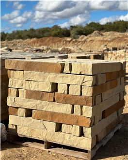 Atumun Blend Sandstone Sawn Top And Bottom Dry Wall Stone